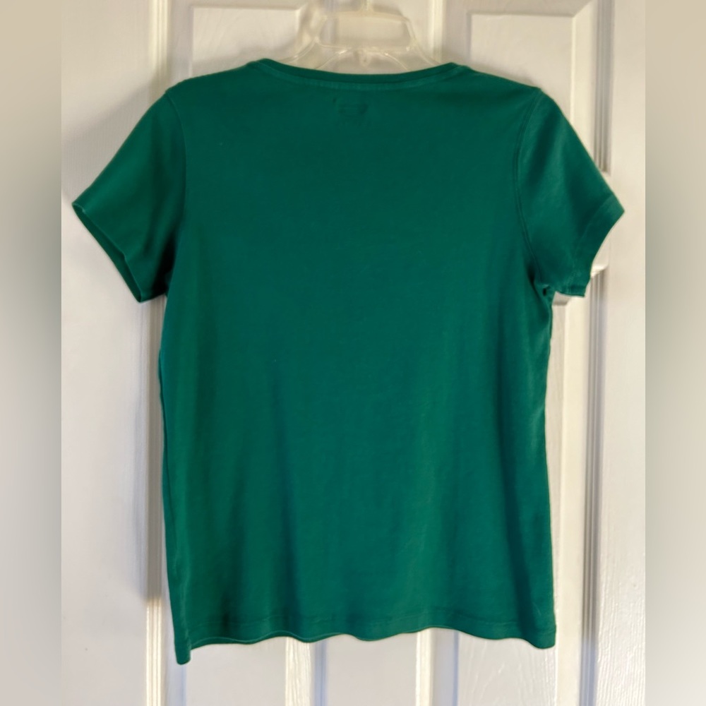 St John’s Bay women’s green top medium - Picture 3 of 7